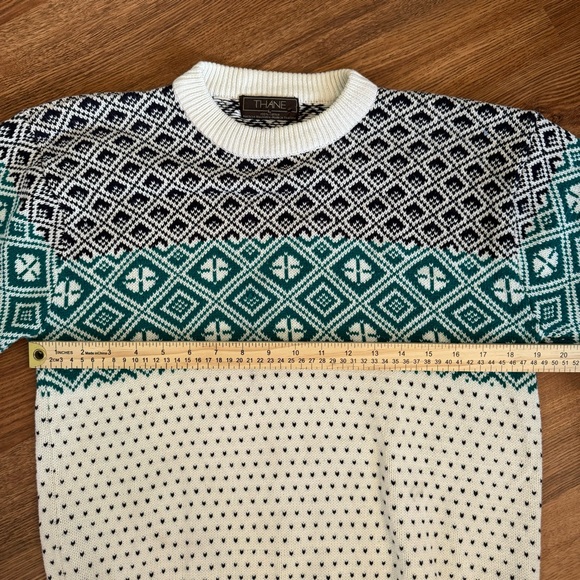 Vintage Thane Cotton Snow Sweater Mens Size L - Picture 6 of 12
